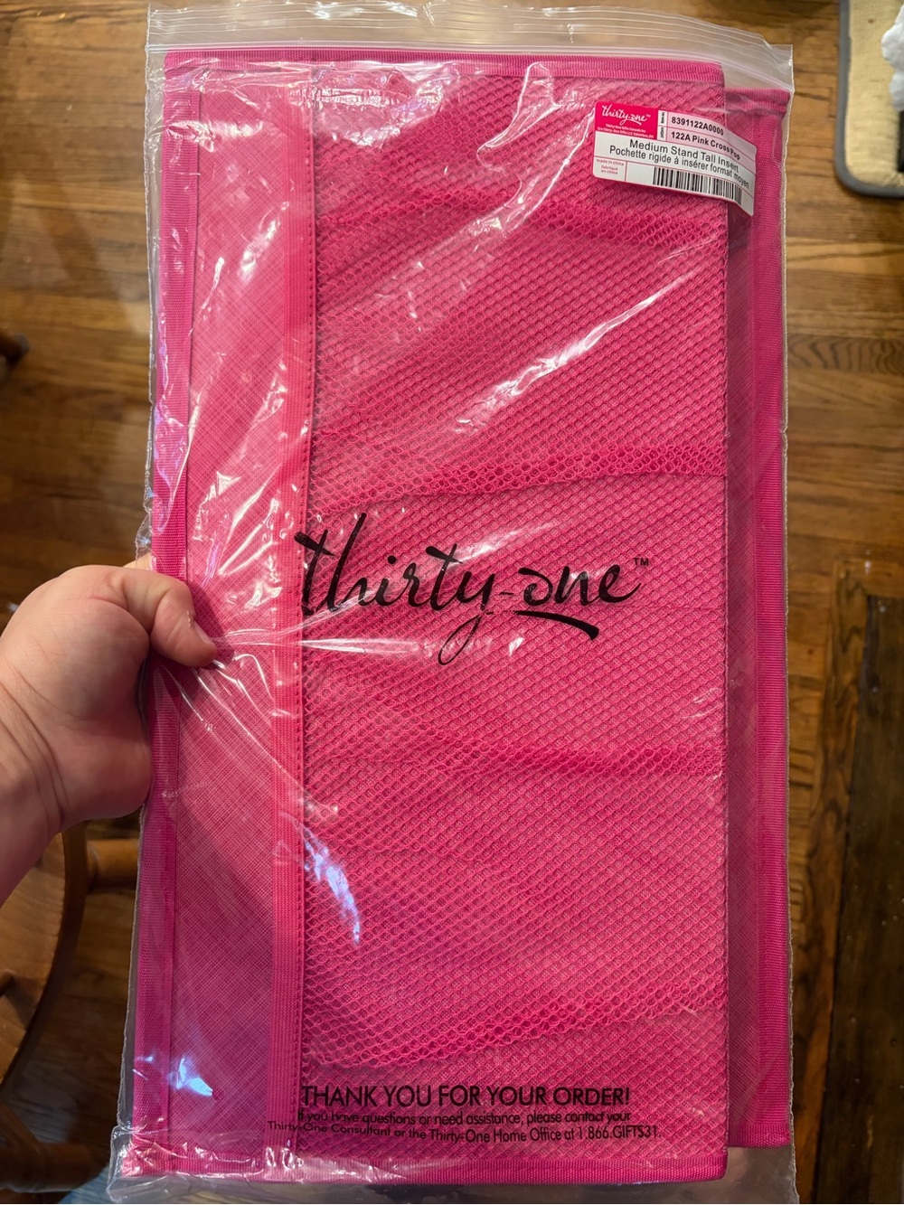 thirty-one Pink Mesh Organizer Tote